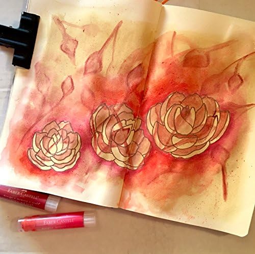 Faber-Castell Gelatos Colors Set, Metallics - Water Soluble Pigment Crayons