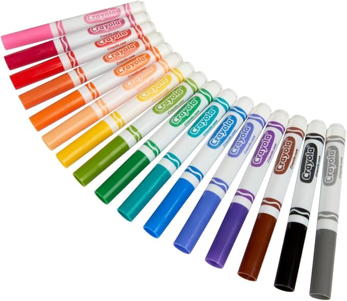 Crayola Broad Line Markers Classpack (256 Ct), Bulk Markers for Kids, Art Supplies for School, Classroom Must Haves, Preschool & Kindergarten Supplies