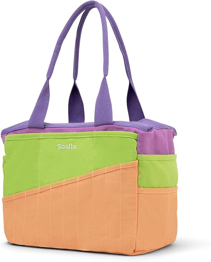 Soolla Studio Bag: Art Supply Storage Organizer & Pottery Tool Bag, Washable Tote, Yarn Bag, Crochet, 30 Pockets, 15+ Colors (Sarah Anderson)