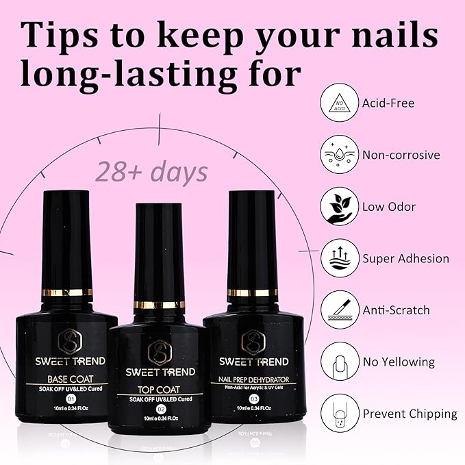 Acrylic Nail Kit with Everything: Beginners Set with Drill - Professional Acrylic Powder Glitter Monomer False Tips Top Base Coat Starter Kit - Full Decorations Nail Supplies for Nail Extensions Gift