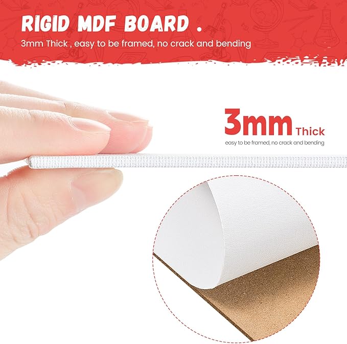 Simetufy 36Pack 9x12 Inch Canvas Boards for Painting Bulk, Blank Art Canvases for Novices, Gesso Primed 100% Cotton Canvas Panels for Acrylic Oil Watercolor Tempera Paint