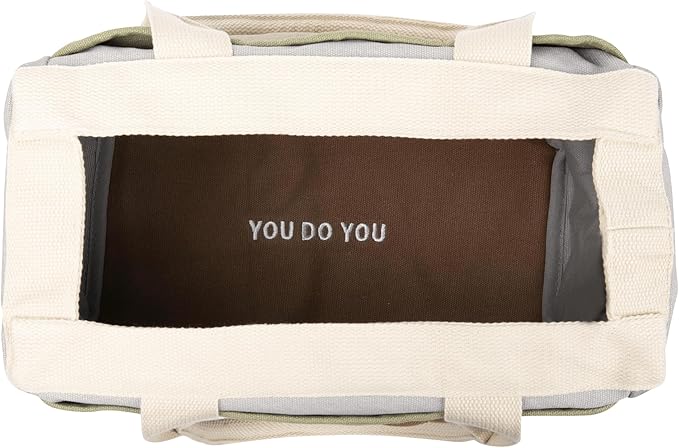 Soolla Studio Bag: Pottery Tool Bag & Art Supply Storage Organizer, Washable Craft Tote, Knitting Yarn, Crochet Projects, 30 Pockets, 25+ Colors, Canvas, Artist Gift for Students & Adults (Good Earth)