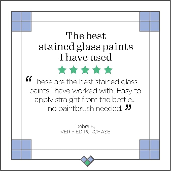 Gallery Glass Window Acrylic Craft Paint Set Formulated to be Non-Toxic, Perfect for Beginners and Artists, Eighteen Bottles, 2 Ounce, Assorted Colors 1