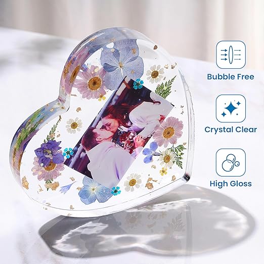 LET'S RESIN Resin Epoxy Kit, 1.5 Gallon Bubble Free & Crystal Clear Epoxy Art Supplies with Measuring Cups,Stir Stick,Gloves,Resin and Hardener for Mold Casting,Jewelry,Craft