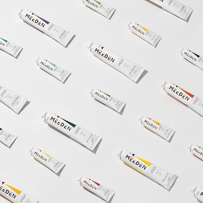 MEEDEN Artist Oil Paint Set - 24 Colors x 60ml/2oz Tubes - Art Supplies for Canvas Painting