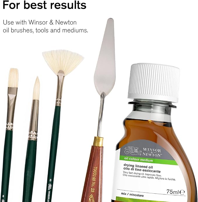 Winsor & Newton Winton Oil Color Paint Set, 10 x 12ml (0.4-oz) Tubes