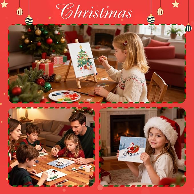 Simetufy 72 Pack 8 x 10 inch Canvas Boards for Painting Flat Canvas Panels Bulk Value Pack for Classes and Parties 100% Cotton for Acrylics Paint