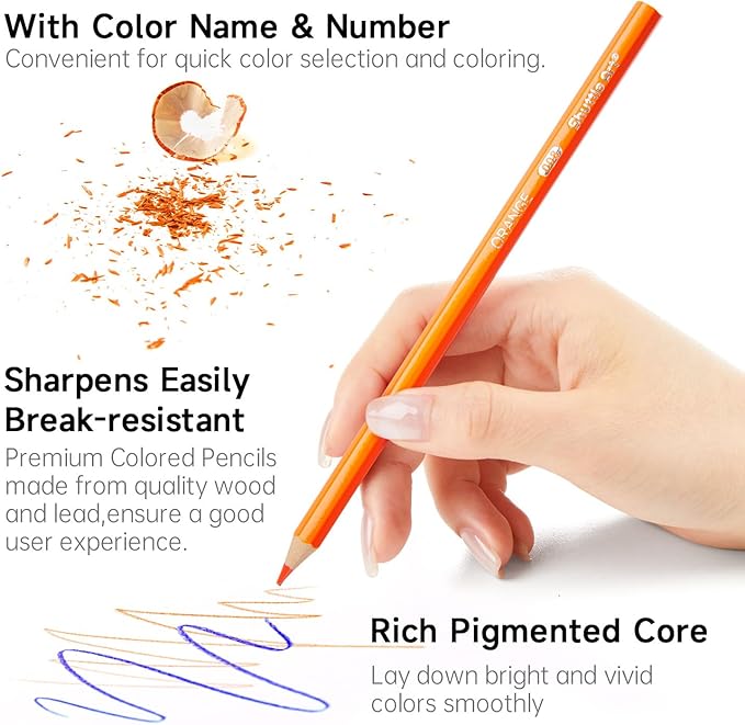Shuttle Art 288 PCS Colored Pencils Bulk, 12 Assorted Colors, Pre-sharpened Colored Pencils for Kids with Sharpeners, Bulk Pack School Supplies for Teachers & Students