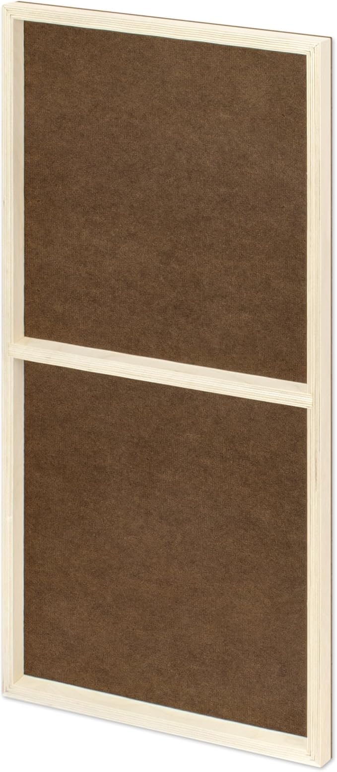 Ampersand Art Supply Claybord | 18" x 36" | 3/4" Cradled Profile | Kaolin Clay Painting Panel for Acrylic, Ink, Watercolor & Mixed Media | Canvas & Paper Alternative