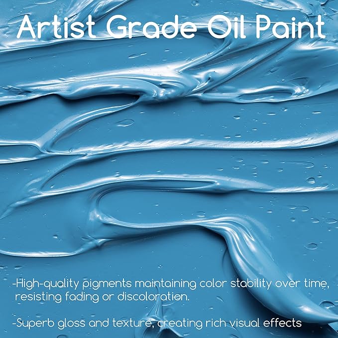 MEEDEN Artist Oil Paint Set - 36 Colors x 170ml/5.7oz Tubes - Art Supplies for Canvas Painting