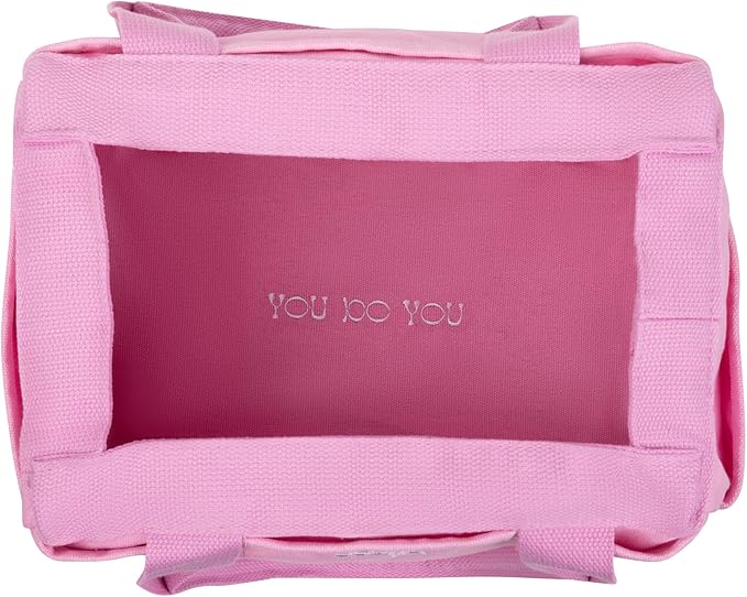 Soolla Studio Bag: Craft Organizer & Pottery Tool Bag, Washable Art Supply Tote, Knitting Yarn, Crochet Projects, 30 Pockets, 20+ Canvas Colors, Artist Gift for Adults (Flirty Flamingo)