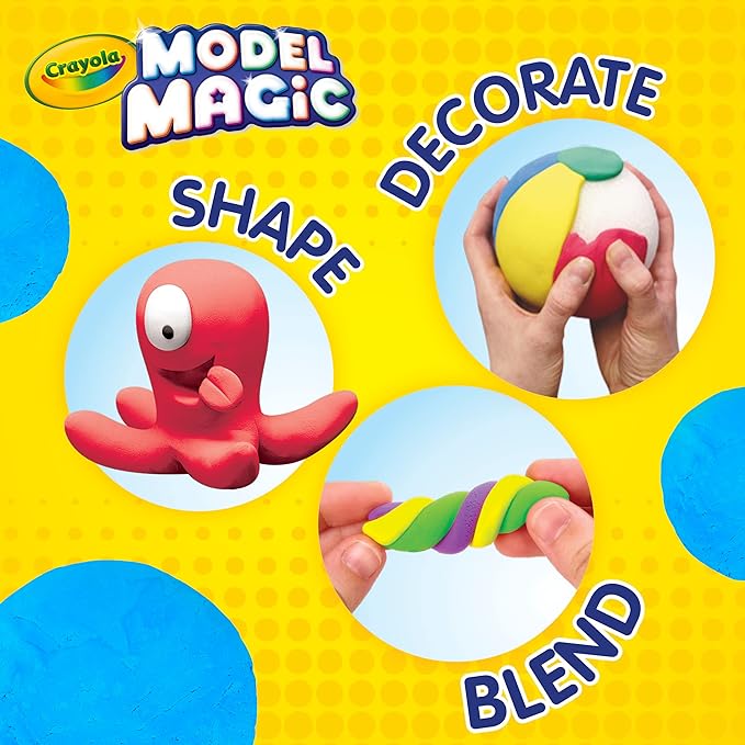 Crayola Model Magic (75ct), Kids Modeling Clay Alternative, 1oz Packs, Sculpting & Modeling Material, Art Supplies for Teachers, Air Dry Clay, Ages 3+
