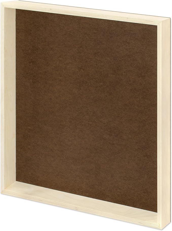 Ampersand Art Supply Claybord | 30" x 30" | 2" Cradled Profile | Kaolin Clay Painting Panel for Acrylic, Ink, Watercolor & Mixed Media | Canvas & Paper Alternative