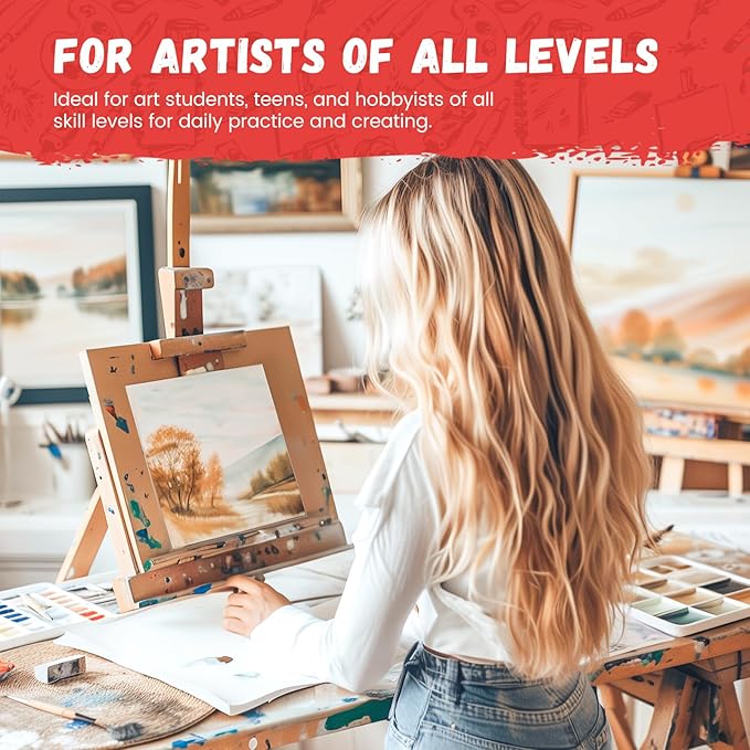 Simetufy 36Pack 9x12 Inch Canvas Boards for Painting Bulk, Blank Art Canvases for Novices, Gesso Primed 100% Cotton Canvas Panels for Acrylic Oil Watercolor Tempera Paint