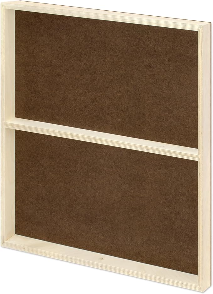 Ampersand Art Supply Claybord | 30" x 30" | 1-1/2" Cradled Profile | Kaolin Clay Painting Panel for Acrylic, Ink, Watercolor & Mixed Media | Canvas & Paper Alternative