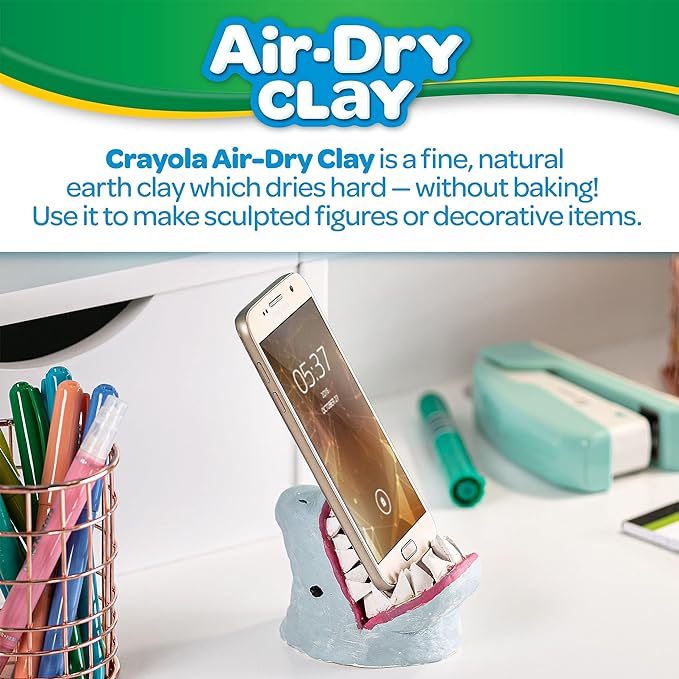 Crayola Air Dry Clay for Kids - White, 25lbs, Bulk Modeling Clay for Kids, No Bake, Sculpting & Molding Material, Bulk Art Supplies for Classrooms