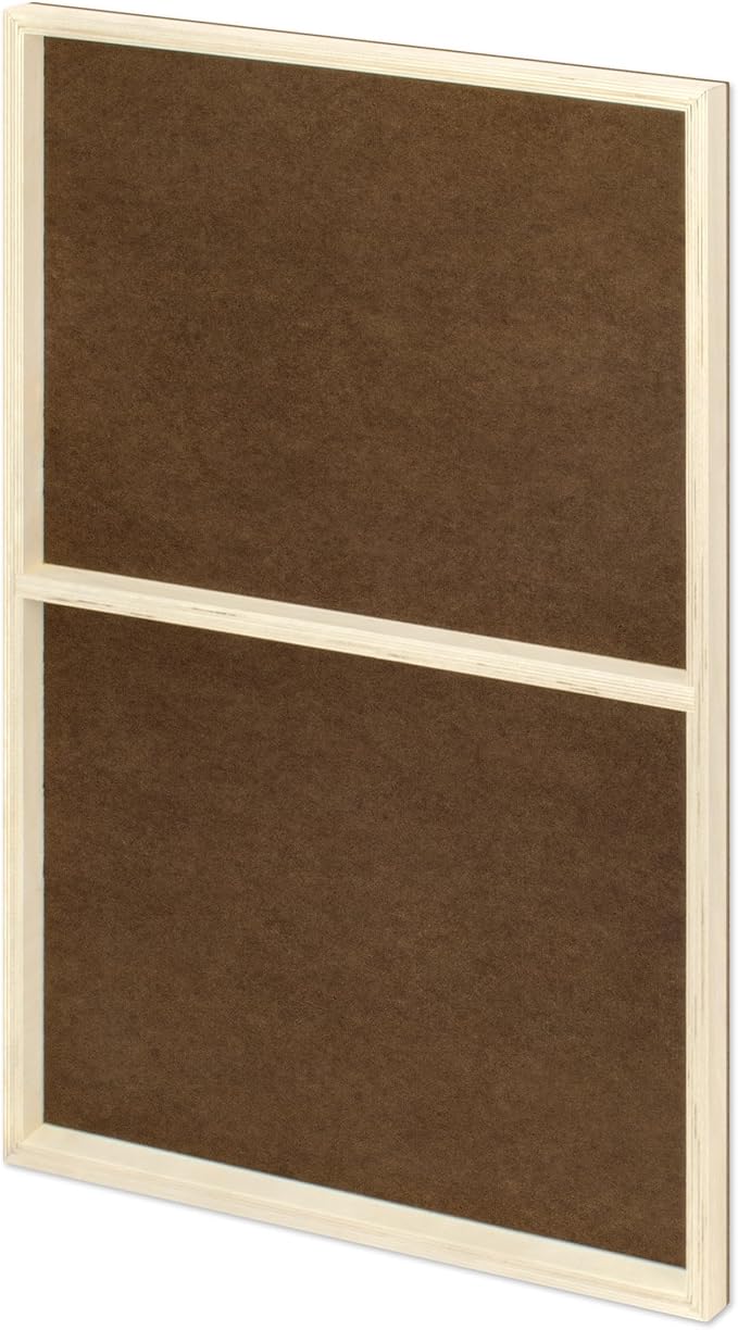Ampersand Art Supply Claybord | 24" x 36" | 3/4" Cradled Profile | Kaolin Clay Painting Panel for Acrylic, Ink, Watercolor & Mixed Media | Canvas & Paper Alternative