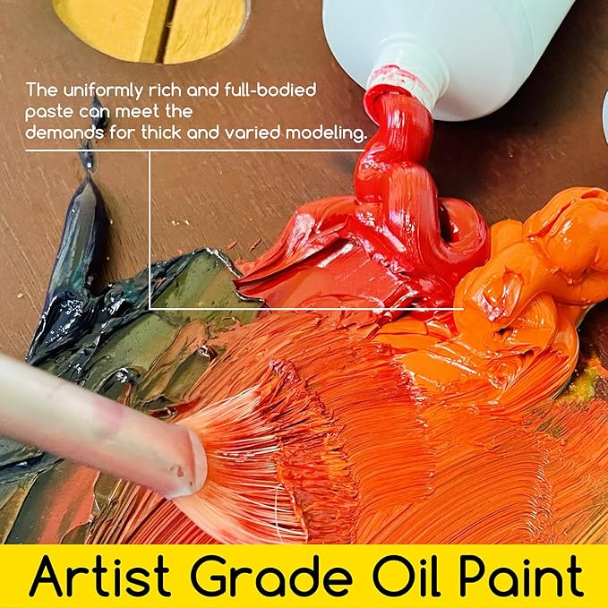 MEEDEN Artist Grade Oil Paint: Pastal Blue - 60ml/2oz Tube - Professional Art Paints for Canvas Painting