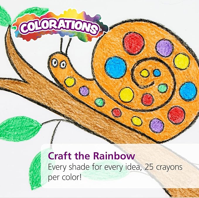 Colorations Extra Large Crayons - Non-Toxic, Set of 200, 8 Colors, Each 4-1/2"L x 1/2"D - School Bulk Supplies
