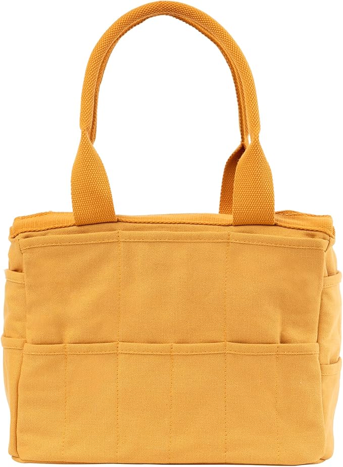 Soolla Studio Bag: Pottery Tool Bag & Craft Storage, Art Supply Organizer, Washable Tote, Knitting Yarn, Crochet Projects, 30 Pockets, 20+ Canvas Colors, Gift For Artists & Teachers (Sedona)