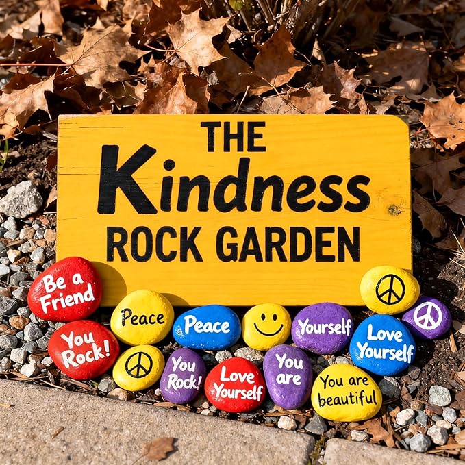 Simetufy 30 Pcs Rocks for Painting, 2"-3" Painting Rock, Flat & Smooth Natural Stones to Paint, Art & Crafts for Kids & Adults