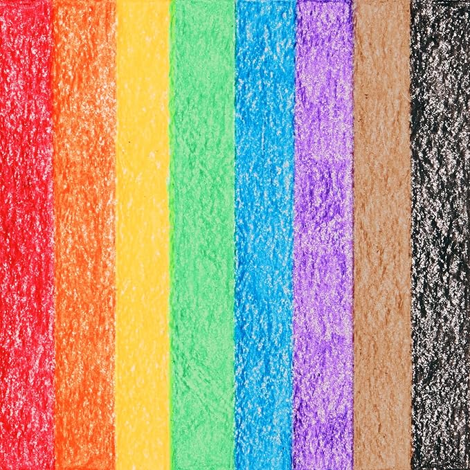 Colorations Extra Large Crayons - Non-Toxic, Set of 200, 8 Colors, Each 4-1/2"L x 1/2"D - School Bulk Supplies